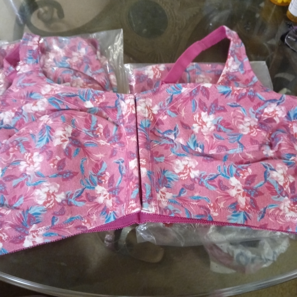 COPY - Comfort Choice Pink Floral Bra 48dd